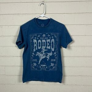 Social Culture Texas Rodeo Blue Tee size XS